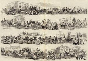 Epsom Races, Jelenetek az úton